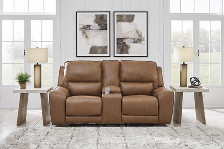DeepWakes Caramel Sofa and Loveseat from Ashley - Luna Furniture