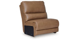 DeepWakes Caramel Armless Chair from Ashley - Luna Furniture