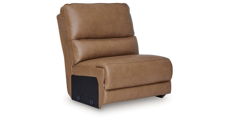 DeepWakes Caramel Armless Chair from Ashley - Luna Furniture