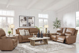 DeepWakes Caramel Power Reclining Living Room Set from Ashley - Luna Furniture