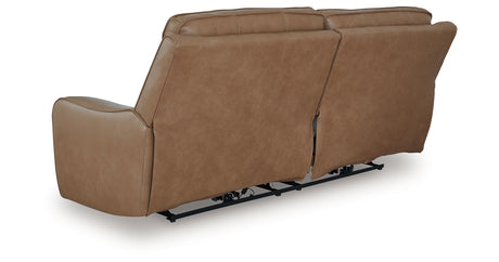 DeepWakes Caramel Power Reclining Sofa from Ashley - Luna Furniture