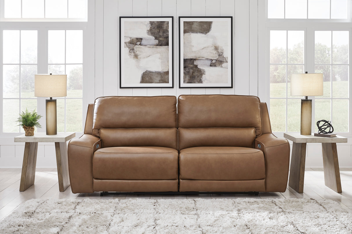 DeepWakes Caramel Sofa and Loveseat from Ashley - Luna Furniture