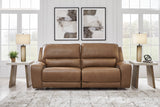 DeepWakes Caramel Sofa and Loveseat from Ashley - Luna Furniture