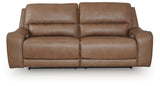 DeepWakes Caramel 2-Piece Reclining Loveseat from Ashley - Luna Furniture