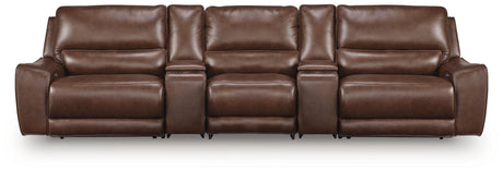 DeepWakes Canyon 5-Piece Power Reclining Sectional from Ashley - Luna Furniture