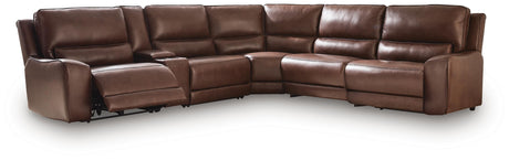 DeepWakes Canyon 6-Piece Power Reclining Sectional from Ashley - Luna Furniture
