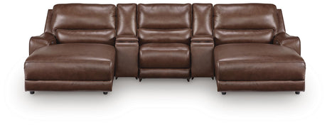 DeepWakes Canyon 5-Piece Power Reclining Sectional with Chaise from Ashley - Luna Furniture
