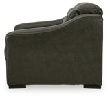 Center Line Dark Gray Sofa, Loveseat and Recliner from Ashley - Luna Furniture