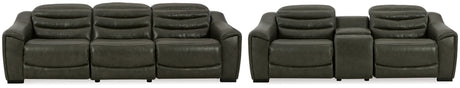 Center Line Sofa and Loveseat in Dark Gray from Ashley Furniture - Luna Furniture