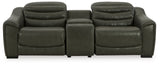 Center Line Dark Gray Sofa, Loveseat and Recliner from Ashley - Luna Furniture