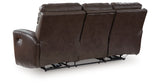 Crossplex Smoke Power Reclining Sofa from Ashley - Luna Furniture