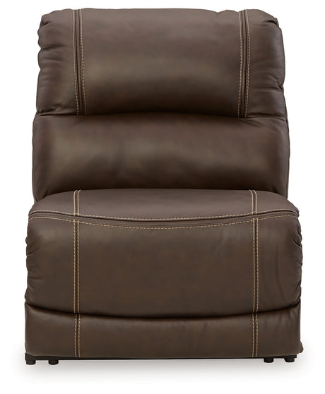 Dunleith Chocolate 7-Piece Power Reclining Sectional from Ashley - Luna Furniture