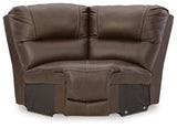 Dunleith Chocolate Wedge from Ashley Furniture - Luna Furniture