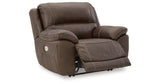 Dunleith Chocolate Power Recliner from Ashley - Luna Furniture