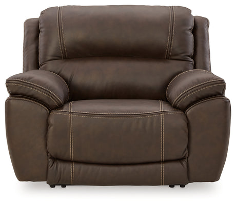 Dunleith Chocolate Power Recliner from Ashley - Luna Furniture