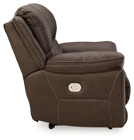 Dunleith Chocolate Power Recliner from Ashley - Luna Furniture