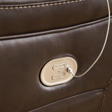 Dunleith Chocolate 4-Piece Power Reclining Sectional from Ashley - Luna Furniture