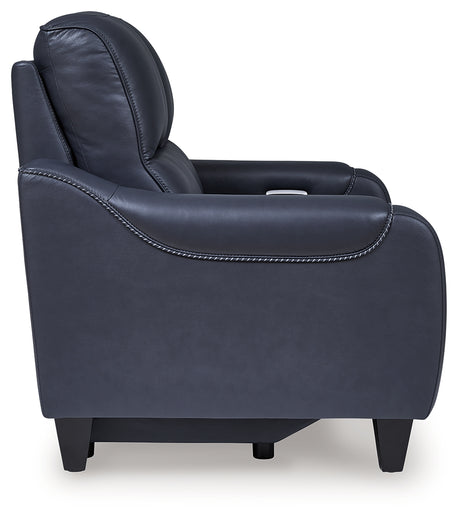 Mercomatic Power Reclining Sofa, Loveseat and Recliner from Ashley - Luna Furniture