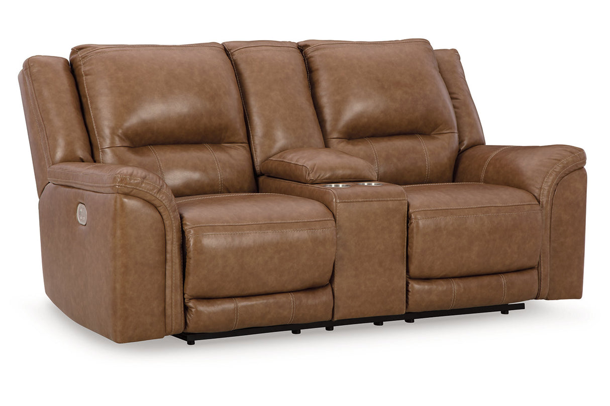 Trasimeno Caramel Power Reclining Living Room Set from Ashley - Luna Furniture