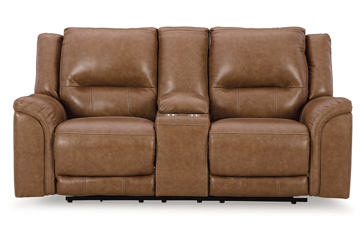 Trasimeno Caramel Power Reclining Living Room Set from Ashley - Luna Furniture