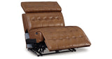 Temmpton Chocolate Power Armless Recliner from Ashley Furniture - Luna Furniture