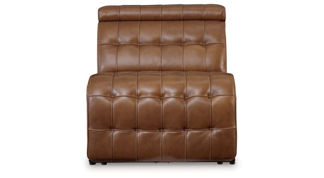 Temmpton Chocolate Power Armless Recliner from Ashley Furniture - Luna Furniture