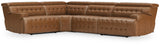 Temmpton Chocolate 4-Piece Power Reclining Sectional from Ashley Furniture - Luna Furniture