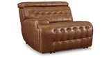 Temmpton Chocolate Left-Arm Facing Power Recliner from Ashley - Luna Furniture
