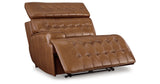 Temmpton Chocolate Left-Arm Facing Power Recliner from Ashley - Luna Furniture