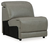 Correze Gray Armless Chair from Ashley - Luna Furniture