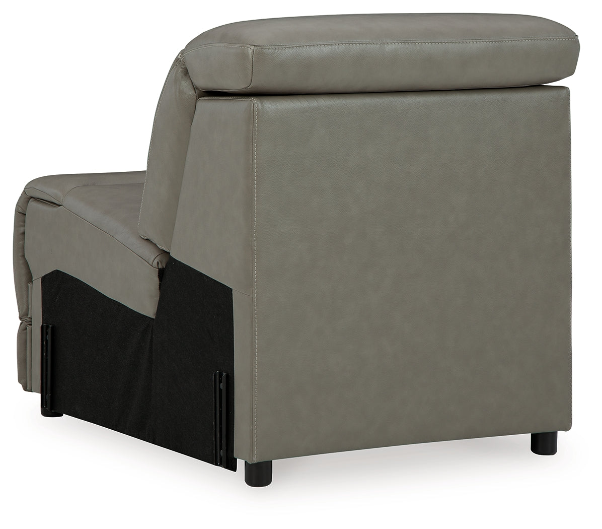 Correze Gray Armless Chair from Ashley - Luna Furniture