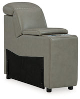 Correze Gray Console with Storage from Ashley - Luna Furniture