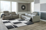 Correze Gray Power Reclining Living Room Set from Ashley - Luna Furniture