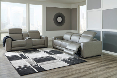 Correze Gray Power Reclining Living Room Set from Ashley - Luna Furniture