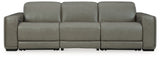 Correze Gray 3-Piece Power Reclining Sofa from Ashley - Luna Furniture
