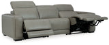 Correze Gray 3-Piece Power Reclining Sofa from Ashley - Luna Furniture
