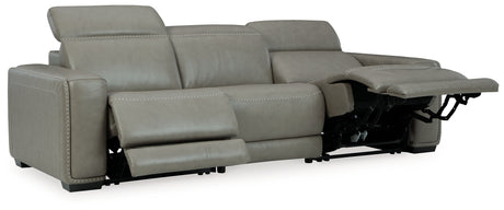 Correze Gray 3-Piece Power Reclining Sofa from Ashley - Luna Furniture