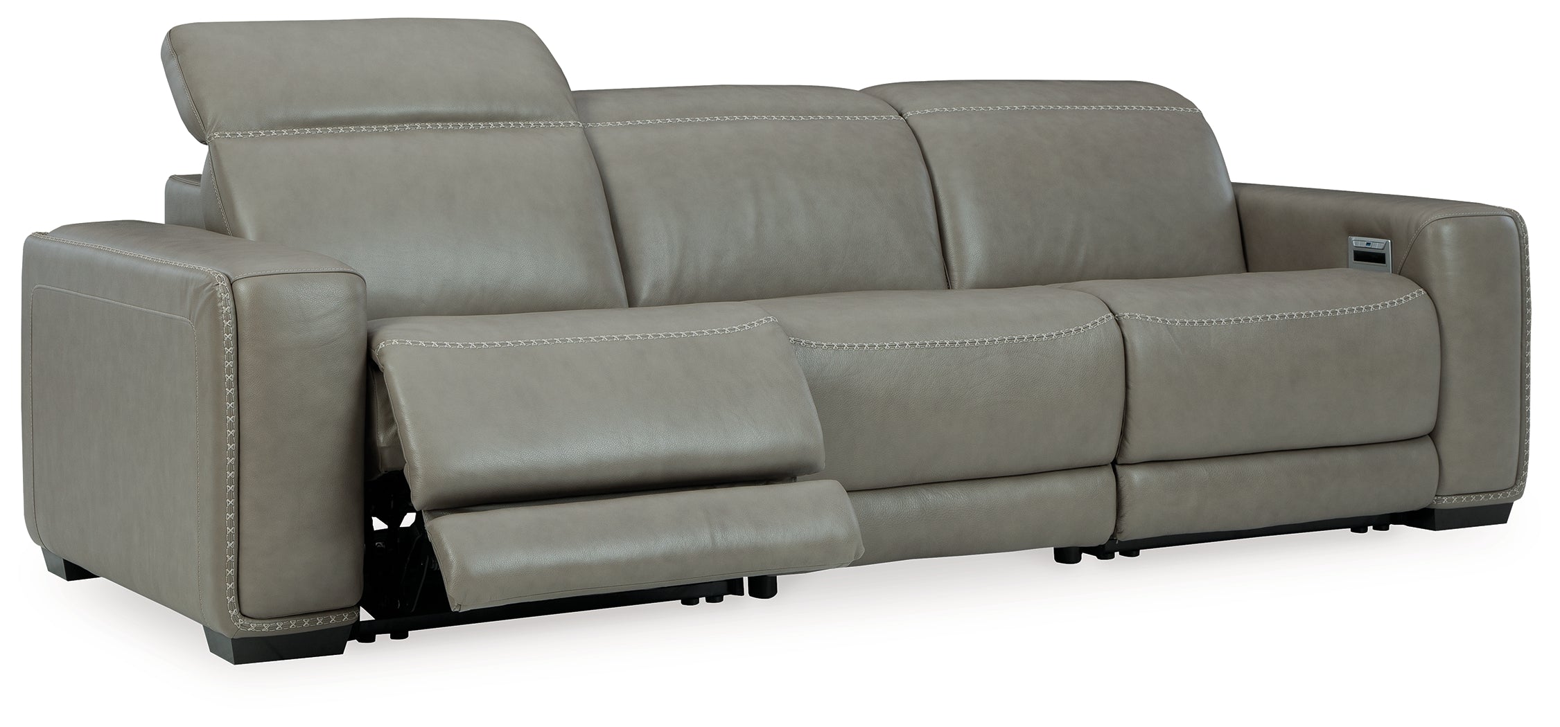 Ashley Correze Gray 3-Piece Power Reclining Sofa – Luna Furniture