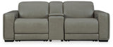 Correze Gray 3-Piece Power Reclining Loveseat from Ashley Furniture - Luna Furniture
