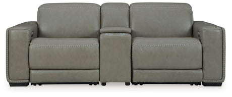 Correze Gray 3-Piece Power Reclining Loveseat from Ashley - Luna Furniture