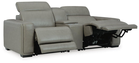 Correze Gray 3-Piece Power Reclining Loveseat from Ashley - Luna Furniture