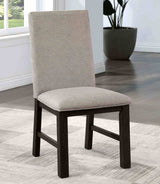 Umbria Antique Black/Gray Side Chair from Furniture of America - Luna Furniture