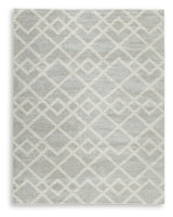 Unawick Gray/Ivory Large Rug from Ashley Furniture - Luna Furniture