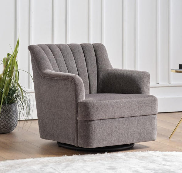 Urbane Anthracite Swivel Chair