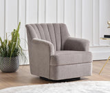 Urbane Grey Swivel Chair from Bellona - Luna Furniture