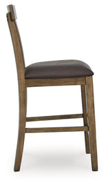 Urbinforte Light Brown Counter Height Barstool, Set of 2 from Ashley - Luna Furniture