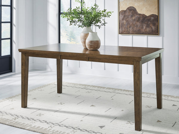 Urbinforte Light Brown Counter Height Dining Extension Table