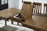 Urbinforte Light Brown Dining Extension Table from Ashley - Luna Furniture