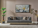 Urla 4-pieces (Sofa & Module Sofa & 2 Chair) Livingroom Set in Grey from Furnia - Luna Furniture