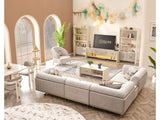Urla Cream Modular Sectional from Furnia - Luna Furniture